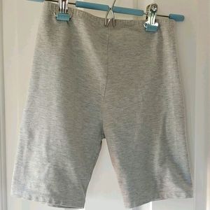 Gray bike shorts